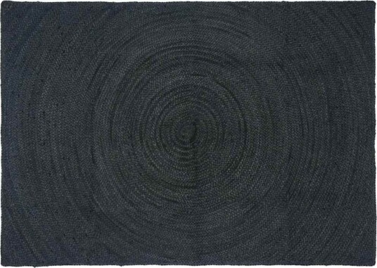 Områdetepper Mørkegrå 120 x 170 cm Jute