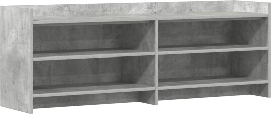  TV skap 135 x 33 x 47 cm Betonggrå Konstruert tre