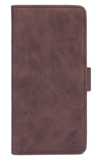 GEAR Samsung S21FE Brun Lommebokveske Nubuck PU