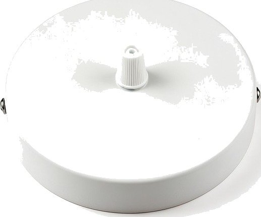 Ledlife Baldakin i hvit Ø12cm høyde 2,5cm 1 hull takrosett