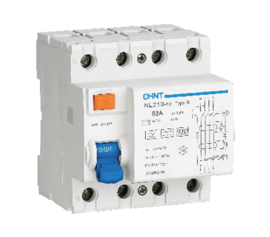Chint Jordfeilbryter Type-B 4-pol 63A 30mA