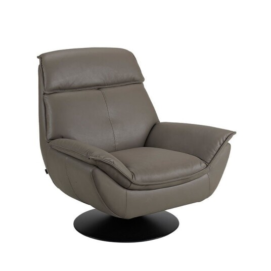 Artwood Artwood TRIBECA dreibar lenestol i skinn myk taupe Artwood Artwood TRIBECA dreibar lenestol i skinn myk taupe