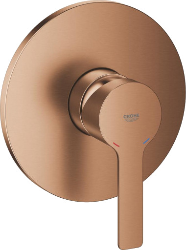 Grohe Lineare dusjbatteri, børstet kobber copper