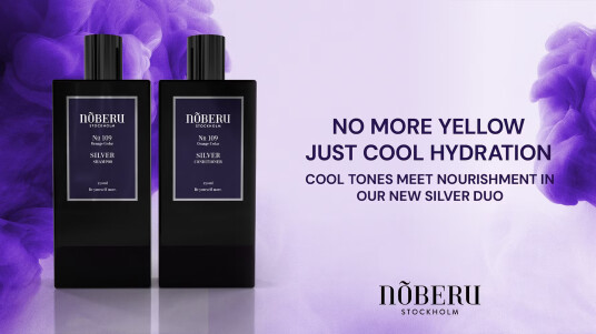 Noberu Silver Shampoo med Oransje Cedar - Høypigmentert Sjampo for Kald Finish 250 ml