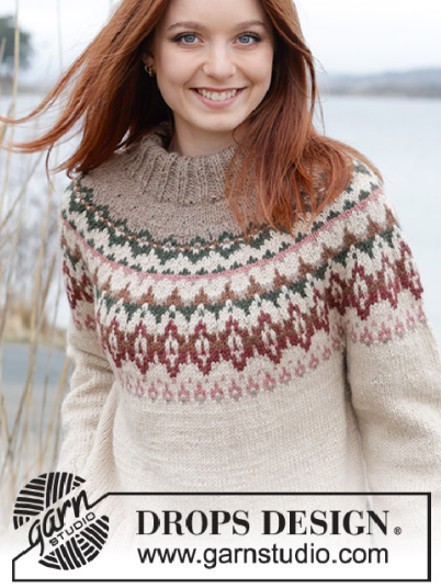 Drops 244 9 Forest Echo Sweater