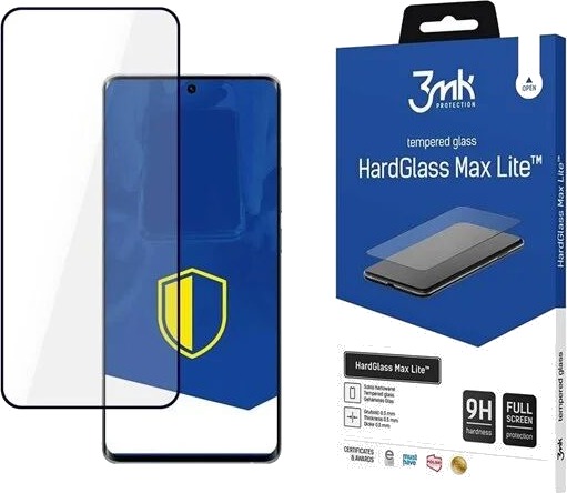3mk HardGlass Max Lite Skjermbeskytter for Xiaomi 13 - 9H Beskyttelse, Tynn og Krystallklar