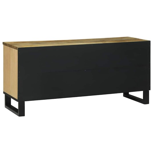  TV skap med skuff Brun 105 x 33 x 46 cm heltre mango