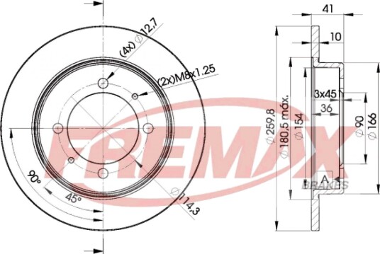 Bremseskive FREMAX BD-2940