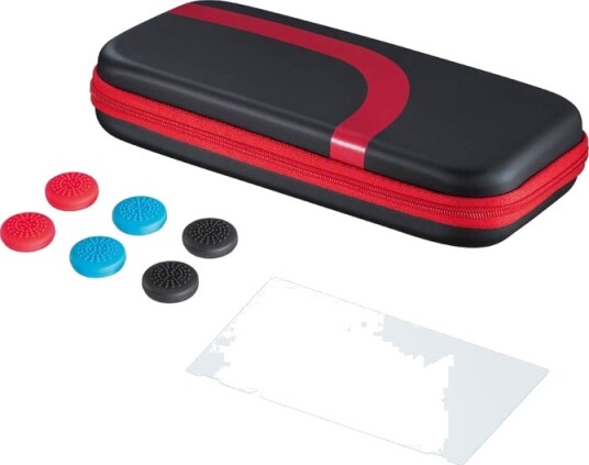 Hama Tilbehørssett til Nintendo Switch Svart/Rød