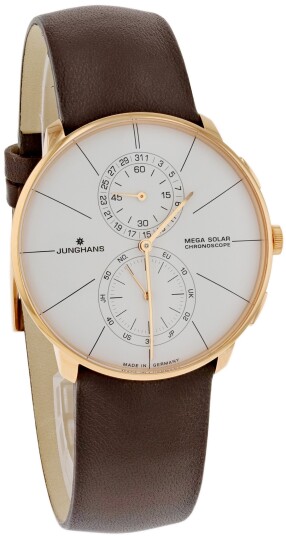 Junghans Herreklokke 59/7201.00 Meister fine Chronoscope MEGA Solar