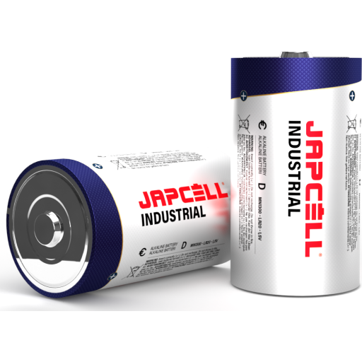 Japcell Alkaline D Batterier 10 stk - R20 Industrial
