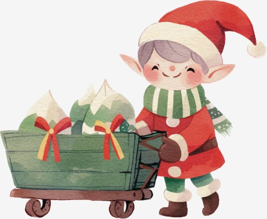 Julealv Klistremerke