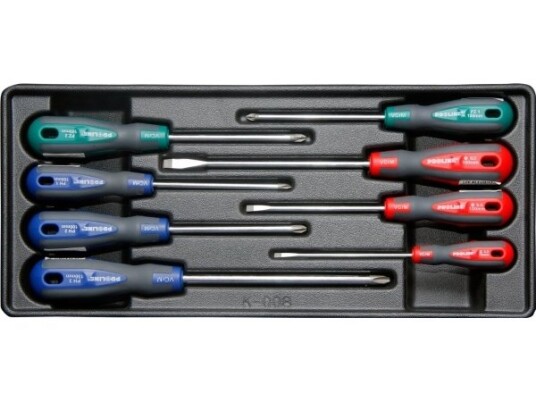 Pro-Line Tray For Flat- Og Phillips-Skrutrekkere, 8 Stk. Tømme