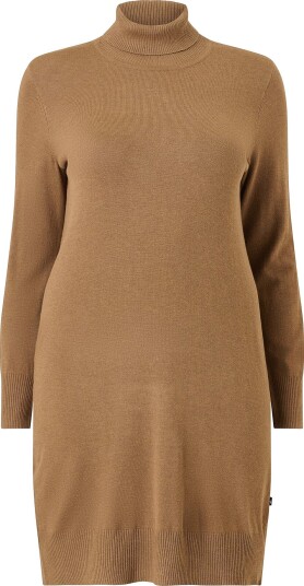 ADIA Kjole Knit Dress Gul ADIA Kjole Knit Dress Gul