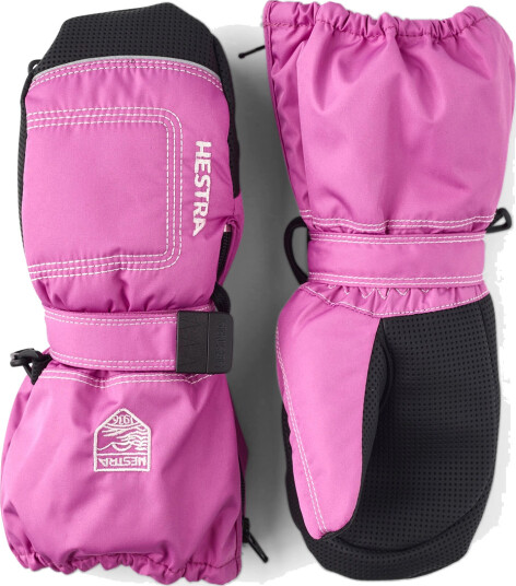 Hestra Baby Zip Long - Mitt Cerise 4-5 år