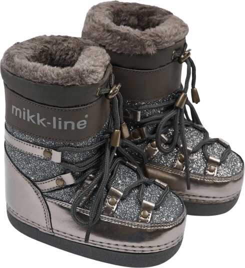 mikk-line Snow Boot Glitter - Grey - 38/40
