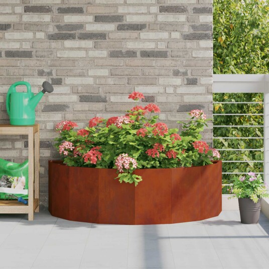vidaXL Plantekassed Rusten 120 x 60 x 35 cm Cortenstål vidaXL Plantekassed Rusten 120 x 60 x 35 cm Cortenstål