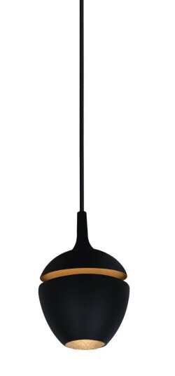 Split takpendel 9 cm Svart