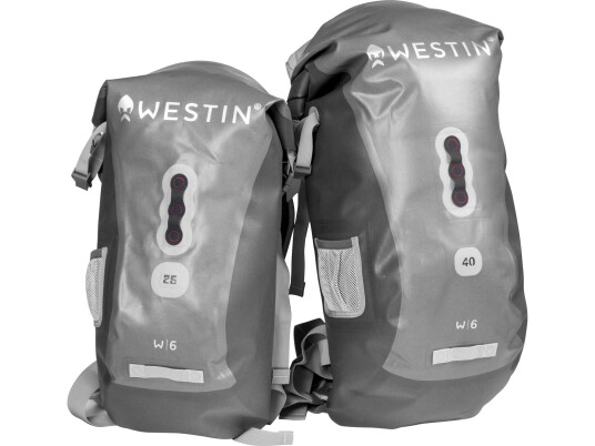 Westin W6 Roll Top Backpack Silver Grey Westin W6 Roll Top Backpack Silver Grey