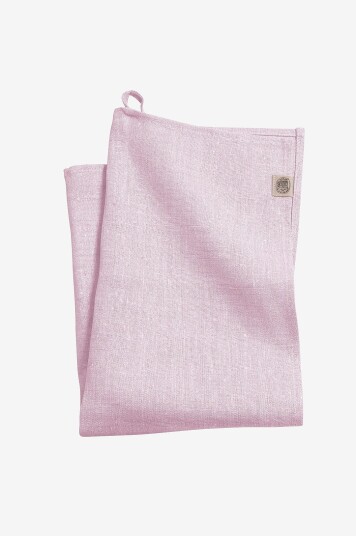Lovely Linen - Håndkle Classic i manglet lin - Rosa Lovely Linen - Håndkle Classic i manglet lin - Rosa
