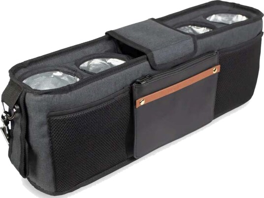 Oppbevaringsveske WonderFold W4 med 4 koppholdere svart