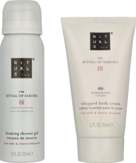 Rituals Sakura Exclusive Travel Set 120 ml Foarming Shower Gel 50ml/Whipped Body Cream 70ml