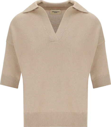 Weekend Max Mara Dame Strikkevarer Beige M,