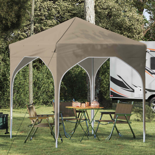  Pop up Festtelt 194 x 194 x 245 cm Krem