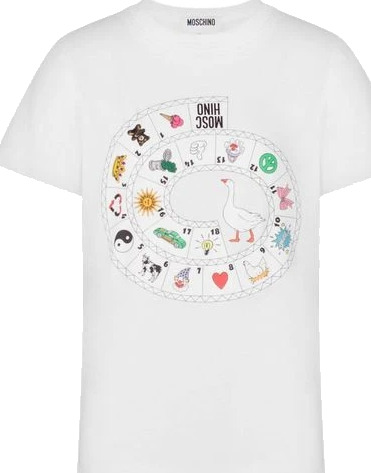 Moschino unisex Topper Hvit L,