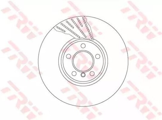 Bremseskive TRW DF6612S