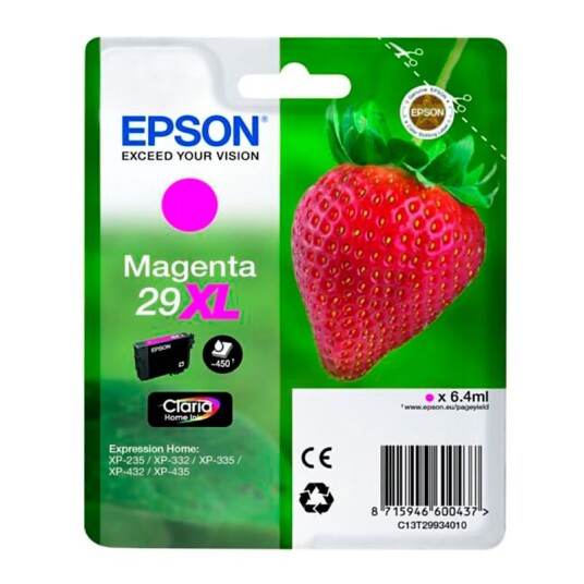 Epson 29XL blekkpatron 450 sider Magenta
