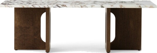 Audo Copenhagen Androgyne Loungebord Dark st. oak-Calacatta viola