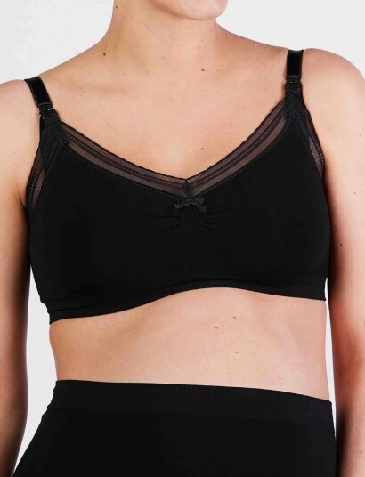 Cache Coeur Maternity And Nursing Bra Milk Black 95 B