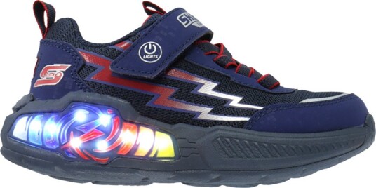 Skechers Blinkende sko   Light Storm 3   Prisme Tech   Navy/Rød   Skechers   34   Blinkende sko Marineblå