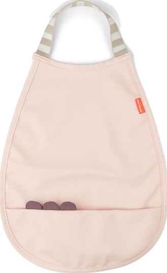 Done By Deer Pull Over Bib Croco Powder Pink