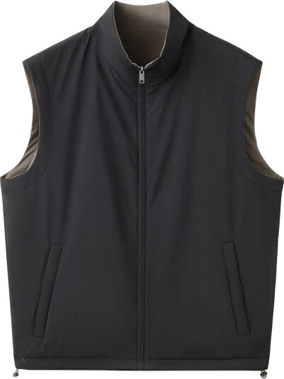 Mango Reversible Water Repellent Gilet BLACK L Mango Reversible Water Repellent Gilet BLACK L