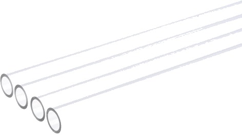 Alphacool Hardtube Acryl 16/13 mm 60 cm 4 pack 18443