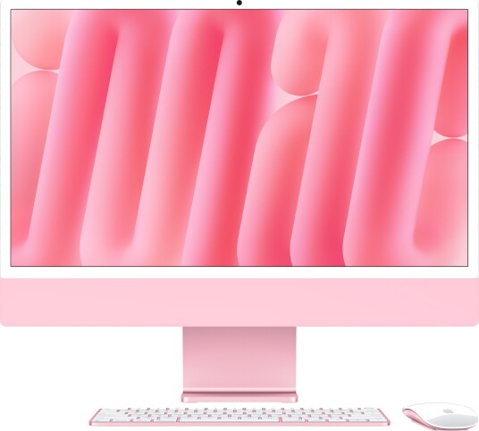 Apple iMac 24" M4 Stasjonær PC 512GB SSD 24GB RAM Rosa 2024