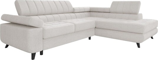 Amshyttan Sofa med Sjeselong 3 seter Hvit