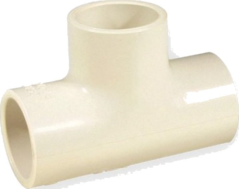 Nibco Likegjennomstrømnings T-Stykke Pvc-C Kw 1/2" - 4711-005