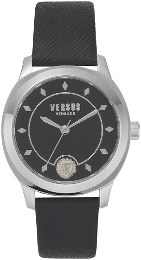 Versus by Versace Dameklokke VSPBU0118 Sort/Lær Ø36 mm