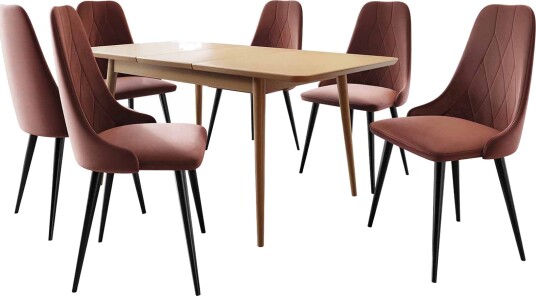 Ingram Spisegruppe Rosa Ingram Spisegruppe Rosa