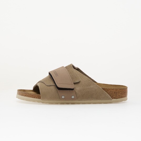 Joggesko Birkenstock Kyoto Nubuck Suede Leather Unisex Taupe EUR 41