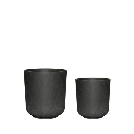 Potte, sort, s/2