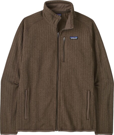 Patagonia Men"s Better Sweater Fleece Jacket Marlow Brown Rib Knit S
