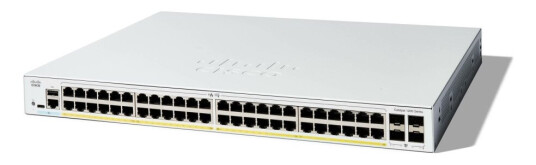 Cisco Catalyst 1200-48P-4G - Switch - L3 - Smart - 48 X 10/100/1000 (Poe+) + 4 X Gigabit Sfp - Rackmonterbar - Poe+ (375 W)