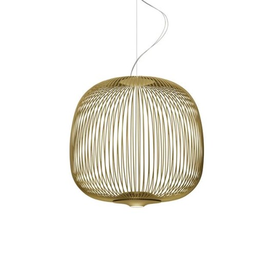 Foscarini Spokes 2 Midi Taklampe med LED Gull Foscarini Spokes 2 Midi Taklampe med LED Gull