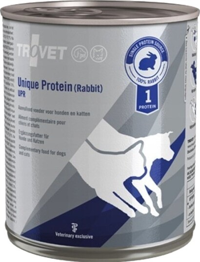 Trovet Unique Protein Upr Królik Våtfôr Til Hund Og Katt 800 G Trovet Unique Protein Upr Królik Våtfôr Til Hund Og Katt 800 G