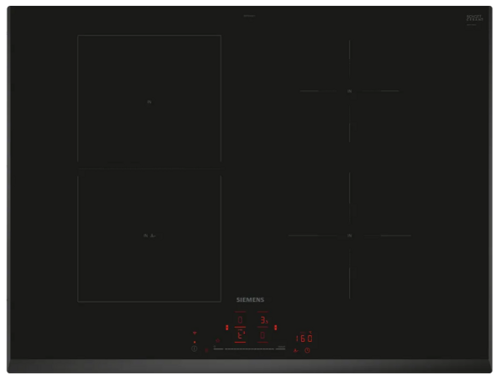 Siemens iQ500 Induksjonstopp 4 Plater Svart 56 cm Siemens iQ500 Induksjonstopp 4 Plater Svart 56 cm