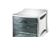 Esselte 28453, Blå, Translucent, 4 skuffer, 1,98 kg, 285 x 380 x 245 mm